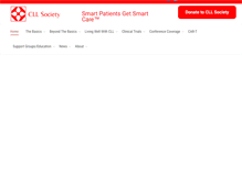 Tablet Screenshot of cllsociety.org